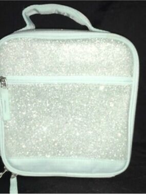 Pottery Barn Kids Aqua Glitter Mackenzie Lunchbox